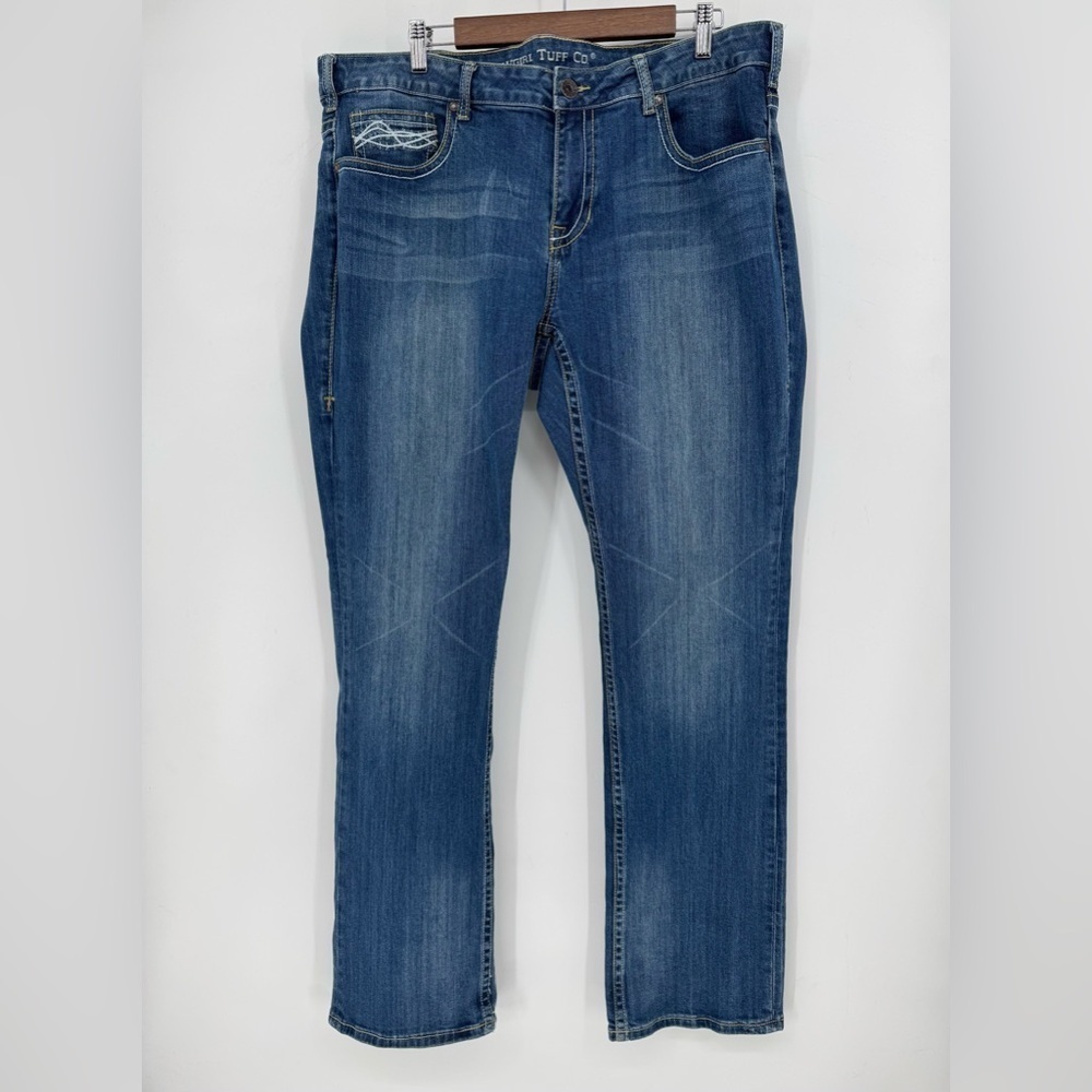 Cowgirl Tuff Women's Don't Fence Me In Jeans Plus Size Waist 38 + Length 35
